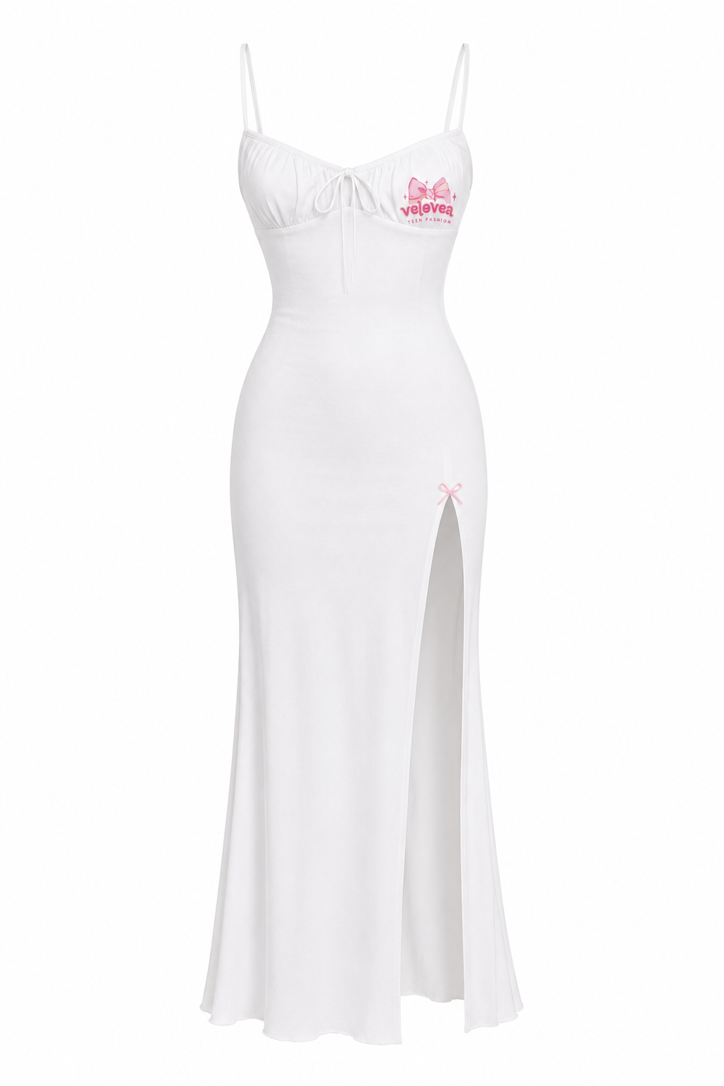 Velovea Bow Slip Dress